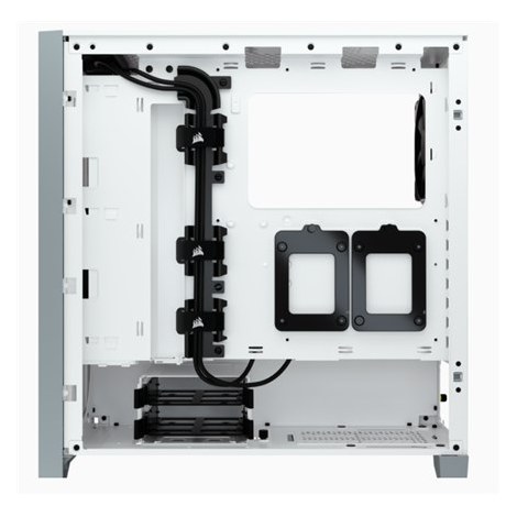 Corsair | Computer Case | 4000D | Side window | White | ATX | Power supply included No | ATX - 4